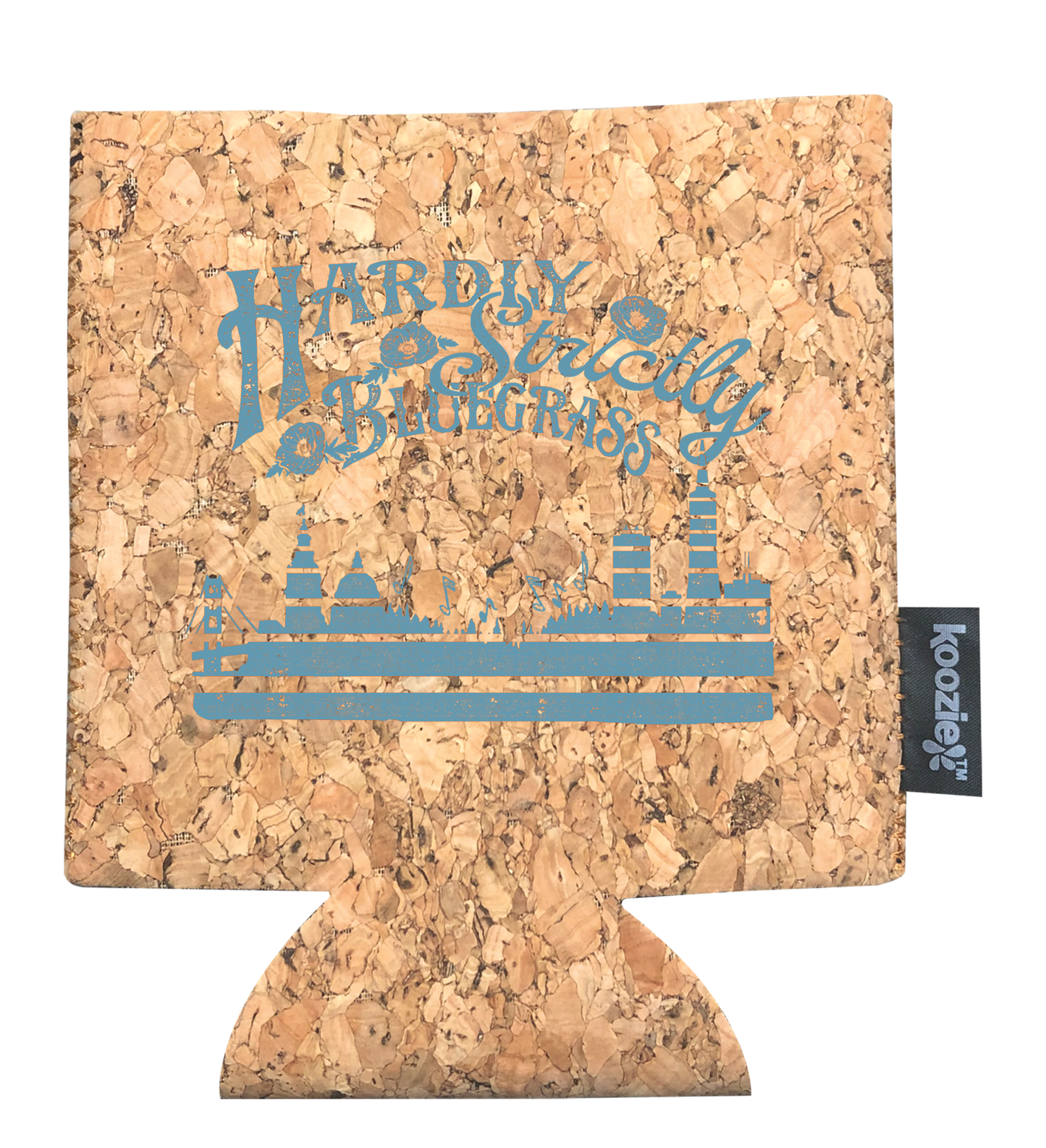 2628 Sleeve Cork Koozie - Blue