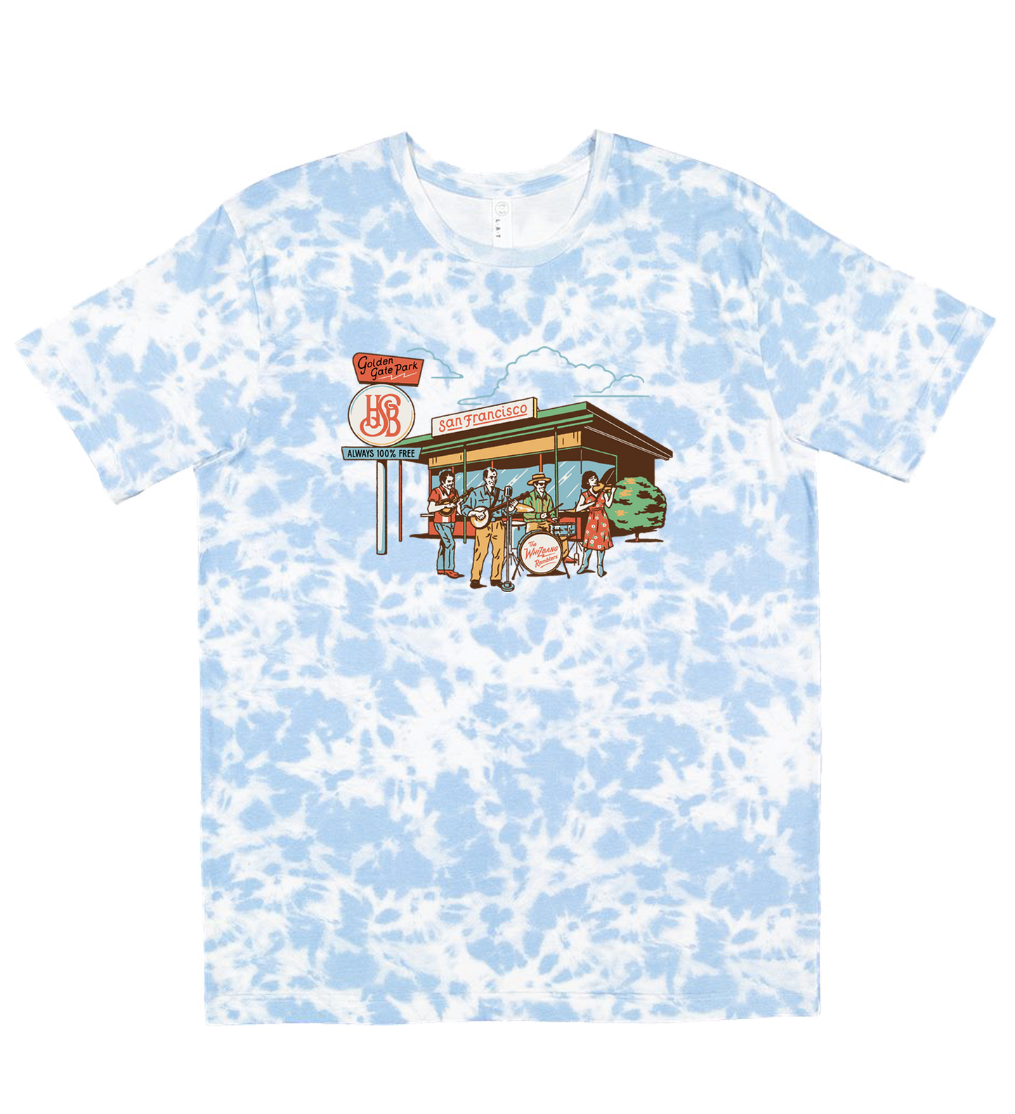 2607 Whizbang Ramblers Sky Dye Tee