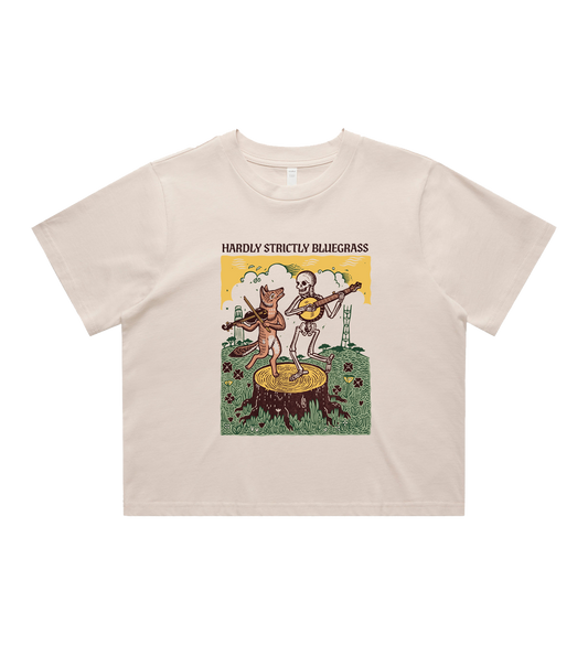 2617 Dancing Skeletons Women's Crop