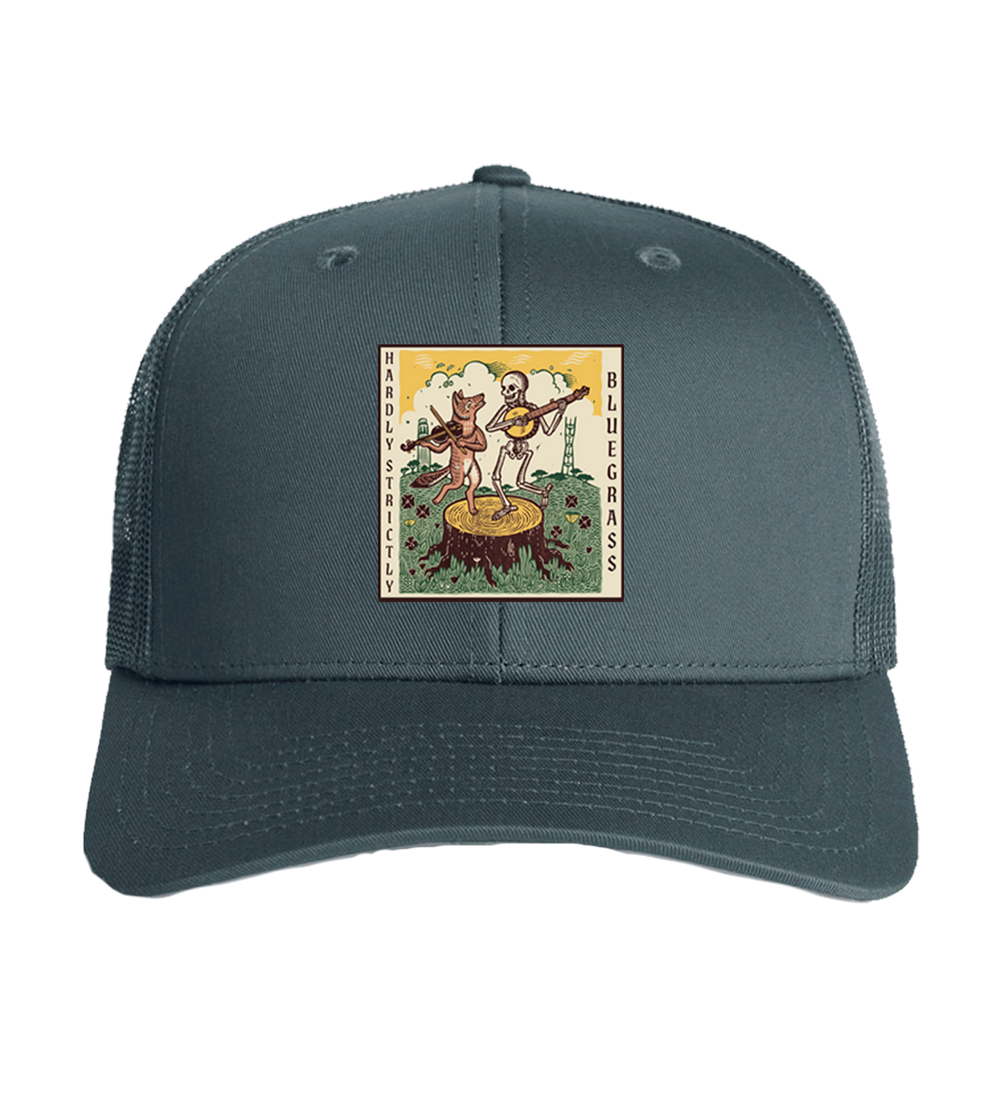 2626 Skeleton Patch Trucker Hat - Petrol